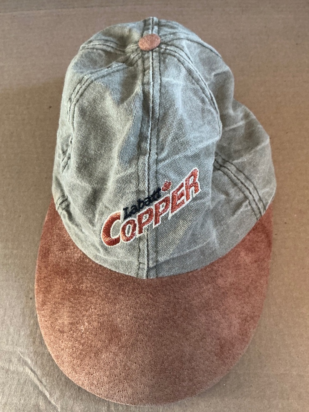 Vintage Labatt Copper Adjustable Embroidered Cap